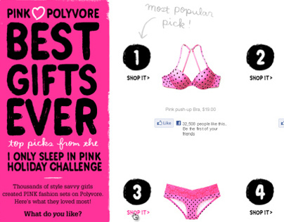 Victoria's Secret PINK x Polyvore: Best Gifts Ever