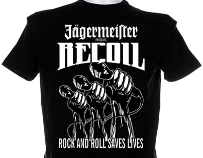 Tee Shirt Design & Printing for Jagermeister & Recoil