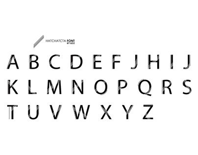 Création une typographie "HACHTACTA Font"