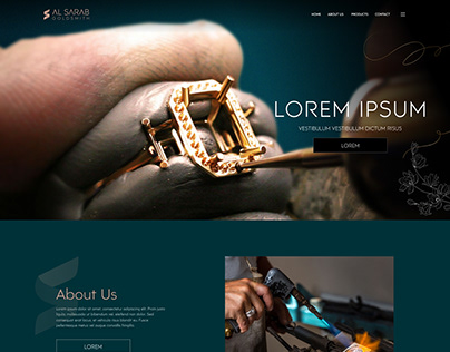 Creation of a Goldsmith's Website Design