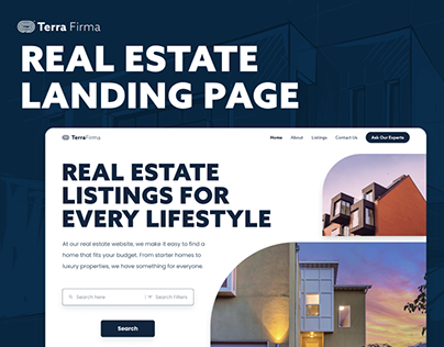 Terra Firma Real Estate Landing Page