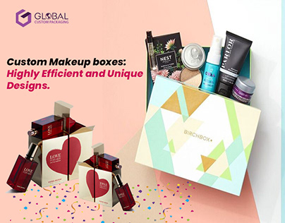 Custom Printed Makeup Packaging Boxes