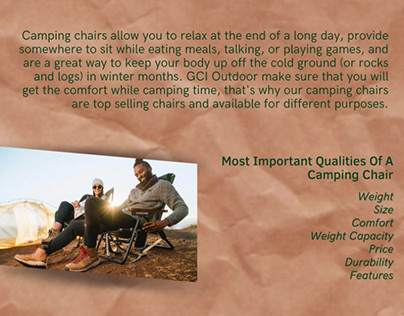 Durable and Portable Camping Chairs
