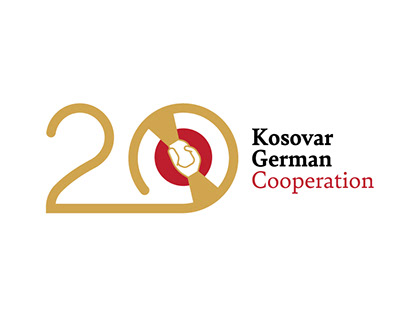 20 Years of Kosovar-German Cooperation (Logo Redesign)