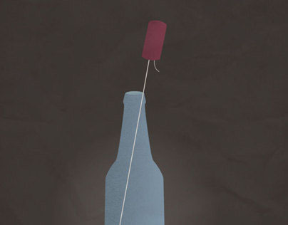 Bottle Rocket Minimalist Poster