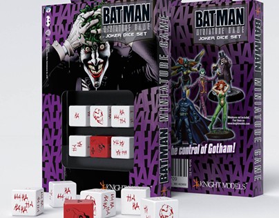 Batman Miniature Game: Joker Dice Set