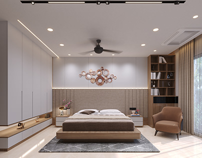 A modern bedroom design