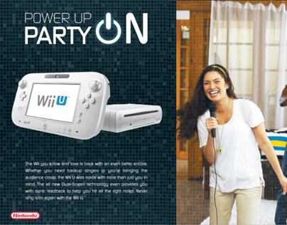 Wii U Magazine Spread Ad