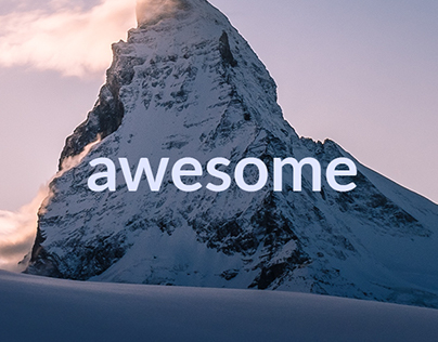 Awesome | Bootstrap theme