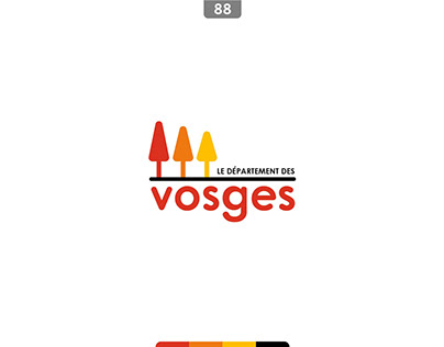 Refonte du logo des Vosges (faux logo)