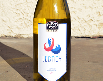 Fresno State Welty Legacy Wine Label