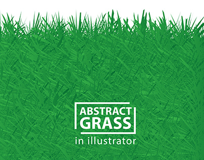 Realistic Grass Illustration Abstract Background