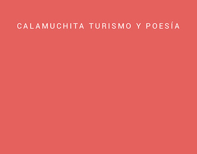 Guia Calamuchita Turismo y Poesía