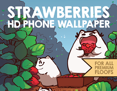 Strawberries HD Phone Wallpaper