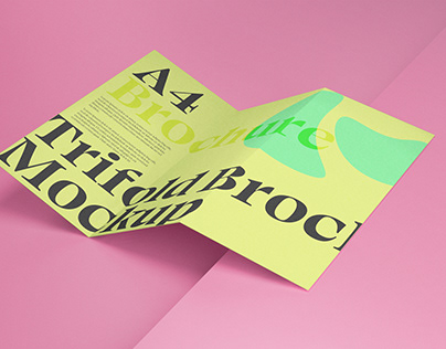 Project thumbnail - Trifold Brochure Mockup A4