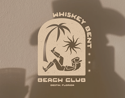 Whiskey Bent Beach Club Logo Design