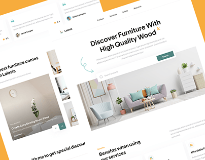 Furniture Ecommerce website design
