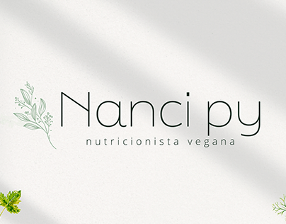 Nanci Py nutrição vegetariana | Identidade Visual