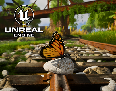 Unreal Engine "Train Animation" with Environment Design