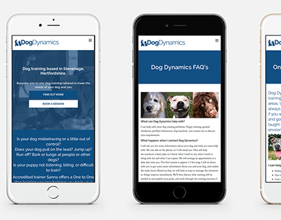 Dog Dynamics - brand identity & web