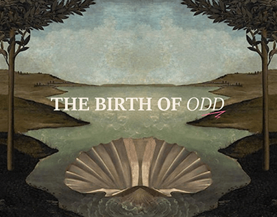 The birth of odd | Ilustración digital y fotomontaje