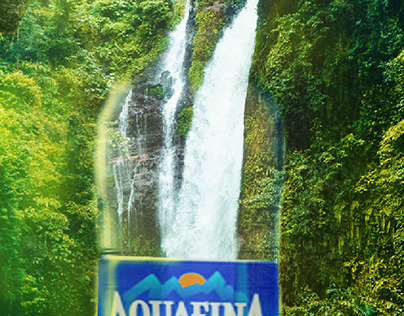 Aquafina advertisement poster