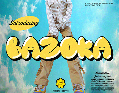 BAZOKA Display Typeface