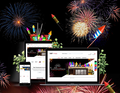 Feuerwerk Fireworks Ecommerce Shop I Web UI/UX