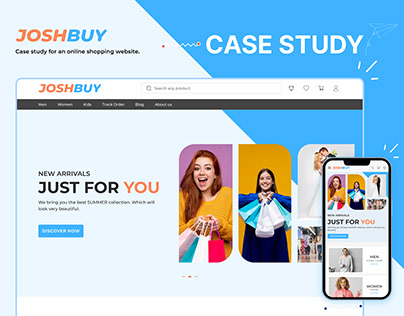JoshBuy online shopping website UX/UI Case study