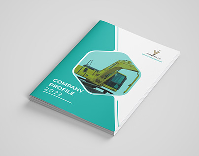 Construction Company Profile Brochure Template Design