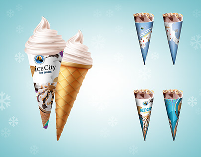 Ice City - Ice Cream Cover Design