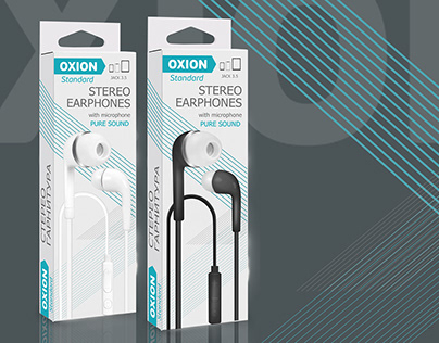 PACKAGE DESIGN FOR OXION EARPHONES