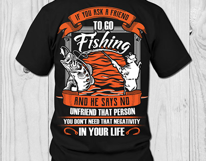 New Custom Fishing T-shirt Design Project