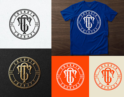 CT Monogram logo design for clothing brand