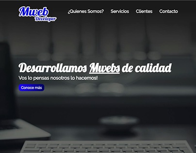 sitio web de mweb Developers