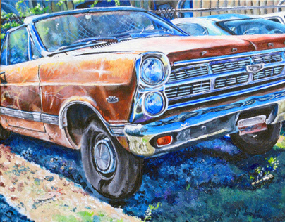 Junk Car Paintings