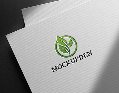 Free Logo Presentation Mockup PSD Template