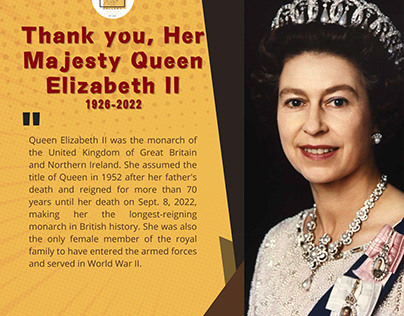 THANK YOU, HER MAJESTY QUEEN ELIZABETH II