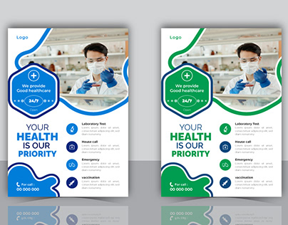 Creative and Modern Medical Flyer Template