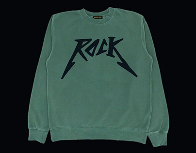ROCK — sweatshirt /// Y2K apparel design