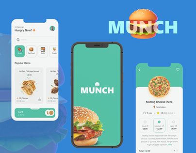 MUNCH - Food App Casetudy