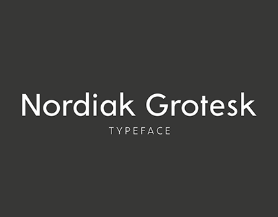 Nordiak Grotesk Typeface