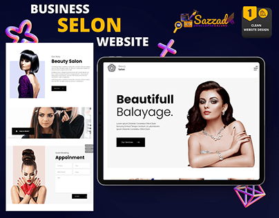 ✂️ Beautiful salon | pro level salon website