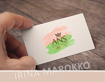 Логотип "ANS" Acril Nails Studio