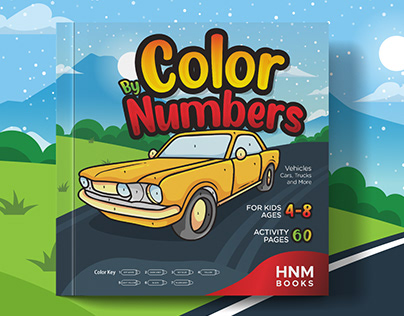 Color by Numbers - Children Book Design