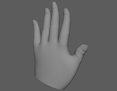 Maya Hand Model