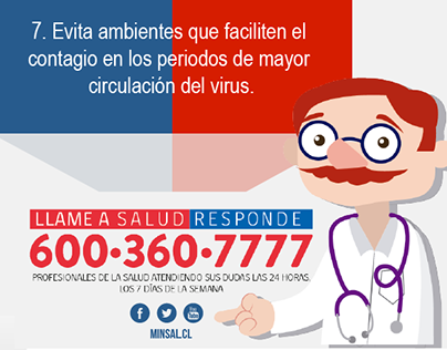 Ministerio de Salud, Gobierno de Chile. Año 2016.
