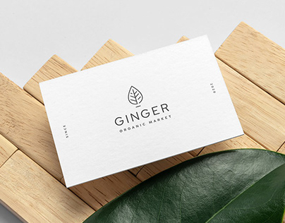 GINGER Organic Market . Branding