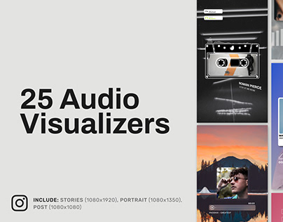 Instagram Audio Visualizers Stories and Posts
