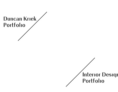 Duncan Kriek - Interior Design Portfolio